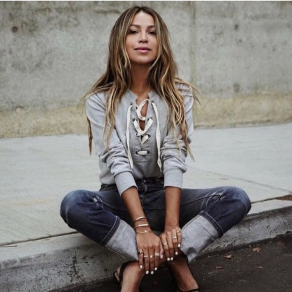 Sincerely Jules Kaia Front Lace Up Size Small